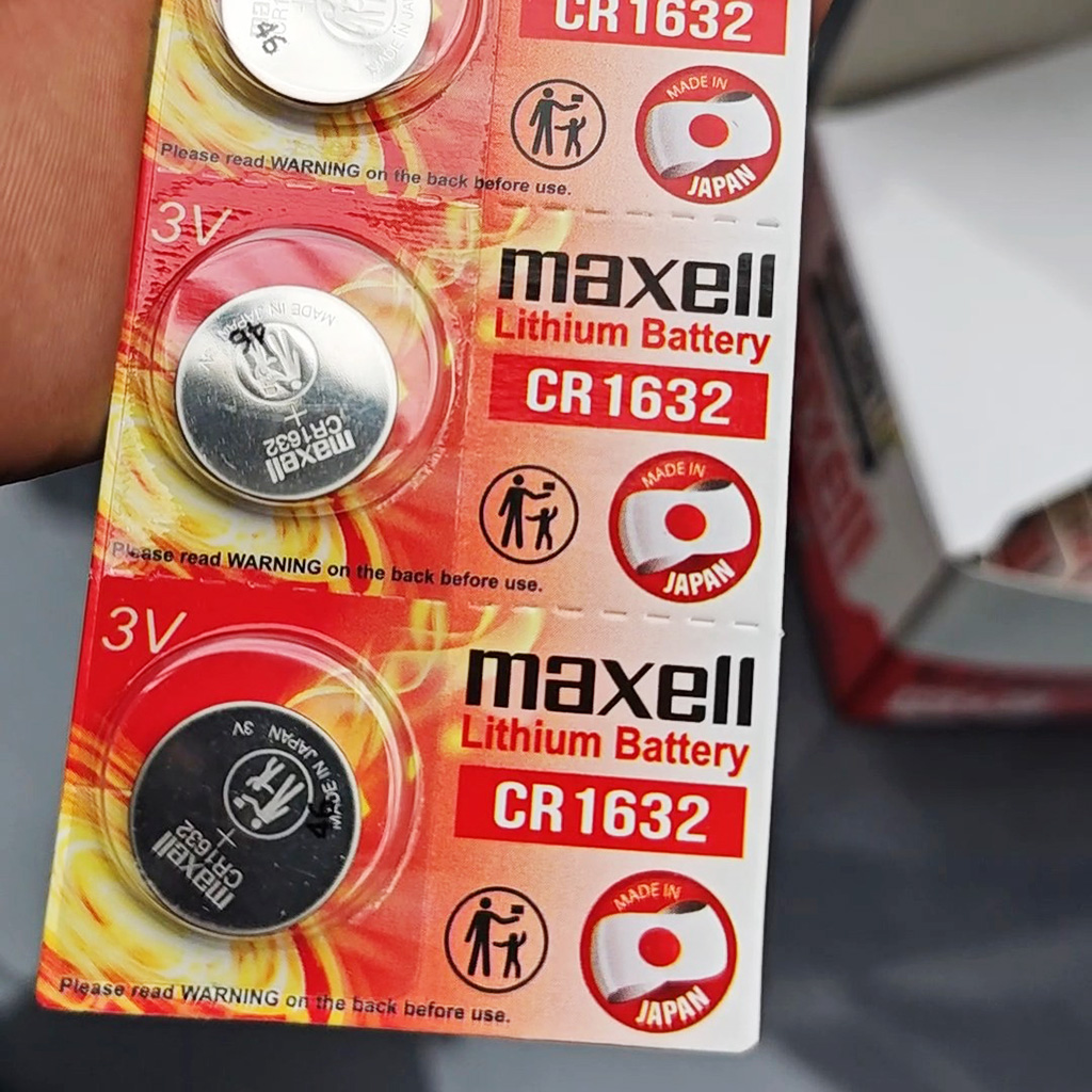 Pin Cúc Áo MAXELL CR1632 (Vỉ 1 viên) Lithium 3V Cao Cấp Made In JAPAN - Hàng Chính Hãng
