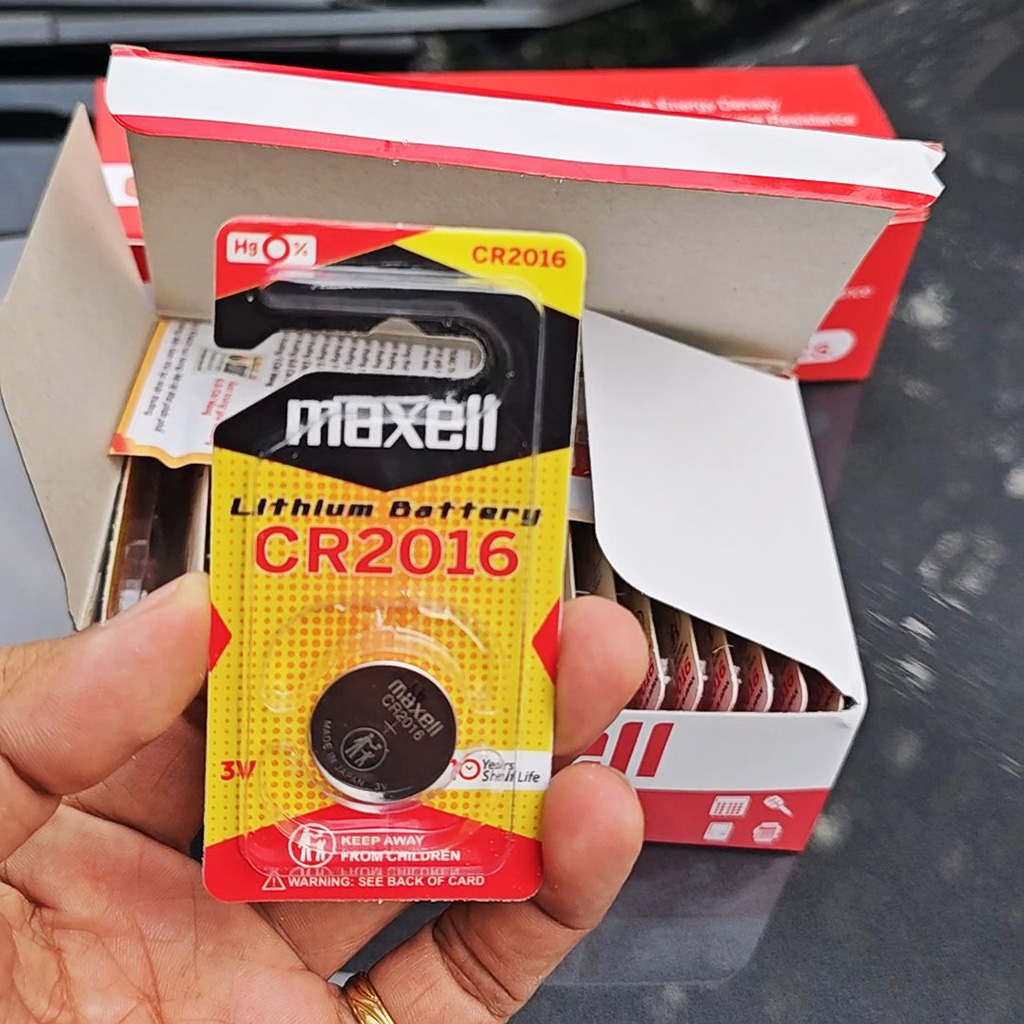 Pin Cúc Áo MAXELL CR2016 (Vỉ 1 viên) Lithium 3V Cao Cấp Made In JAPAN - Hàng Chính Hãng