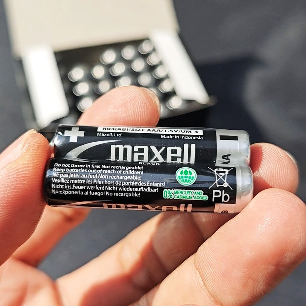 Pin Đũa AAA MAXELL Super Power ACE Vỏ Kim Loại, Bền Bỉ, Không Chảy Nước - Hàng Chính Hãng