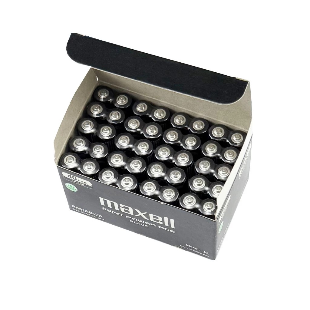 Pin Đũa AAA MAXELL Super Power ACE Vỏ Kim Loại, Bền Bỉ, Không Chảy Nước - Hàng Chính Hãng