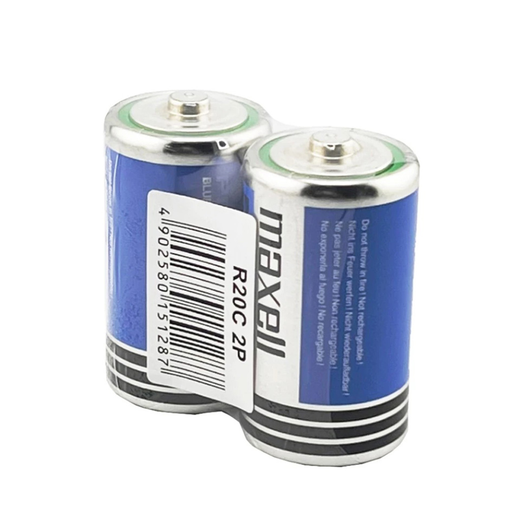 Pin Đại R20P MAXELL Super Power ACE Vỏ Kim Loại, Bền Bỉ, Không Chảy Nước - Hàng Chính Hãng