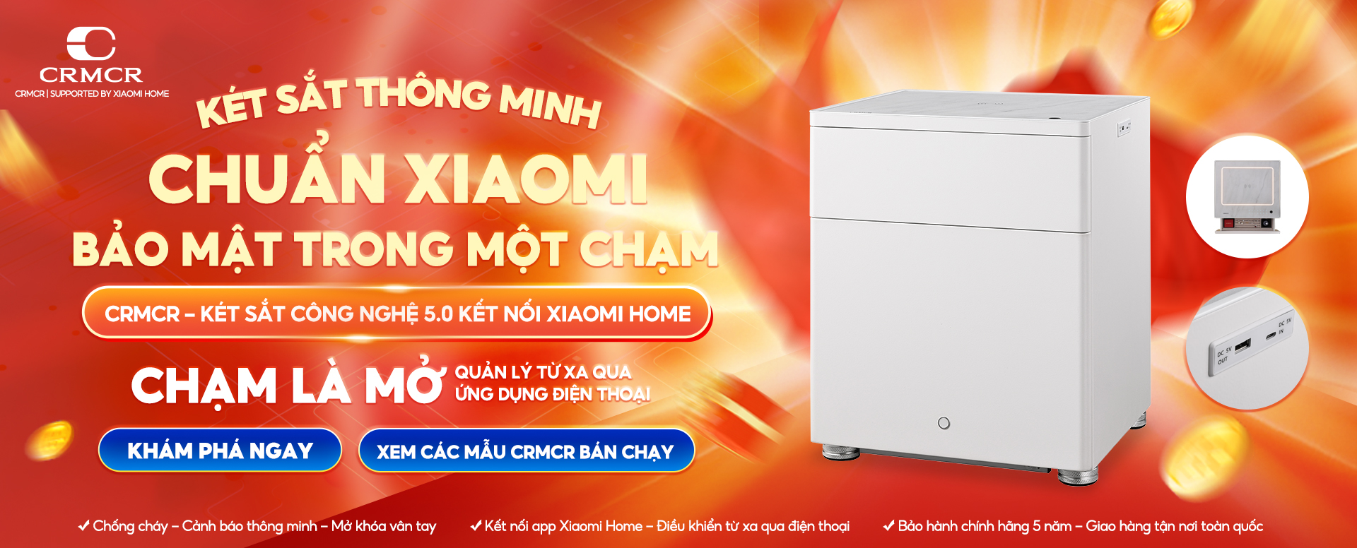Két Sắt Xiaomi CRMCR – Kênh Chính Thức tại Việt Nam 