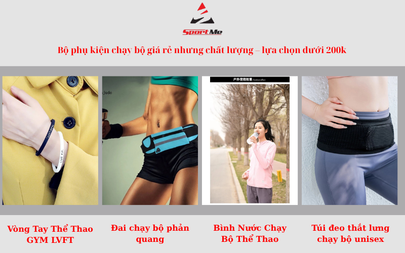 Bộ phụ kiện chạy bộ giá rẻ nhưng chất lượng – lựa chọn dưới 200k