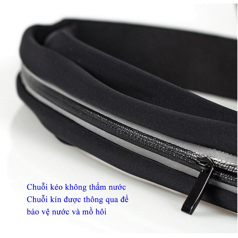 Đai đeo hông 2 ngăn tập thể dục và chạy bộ