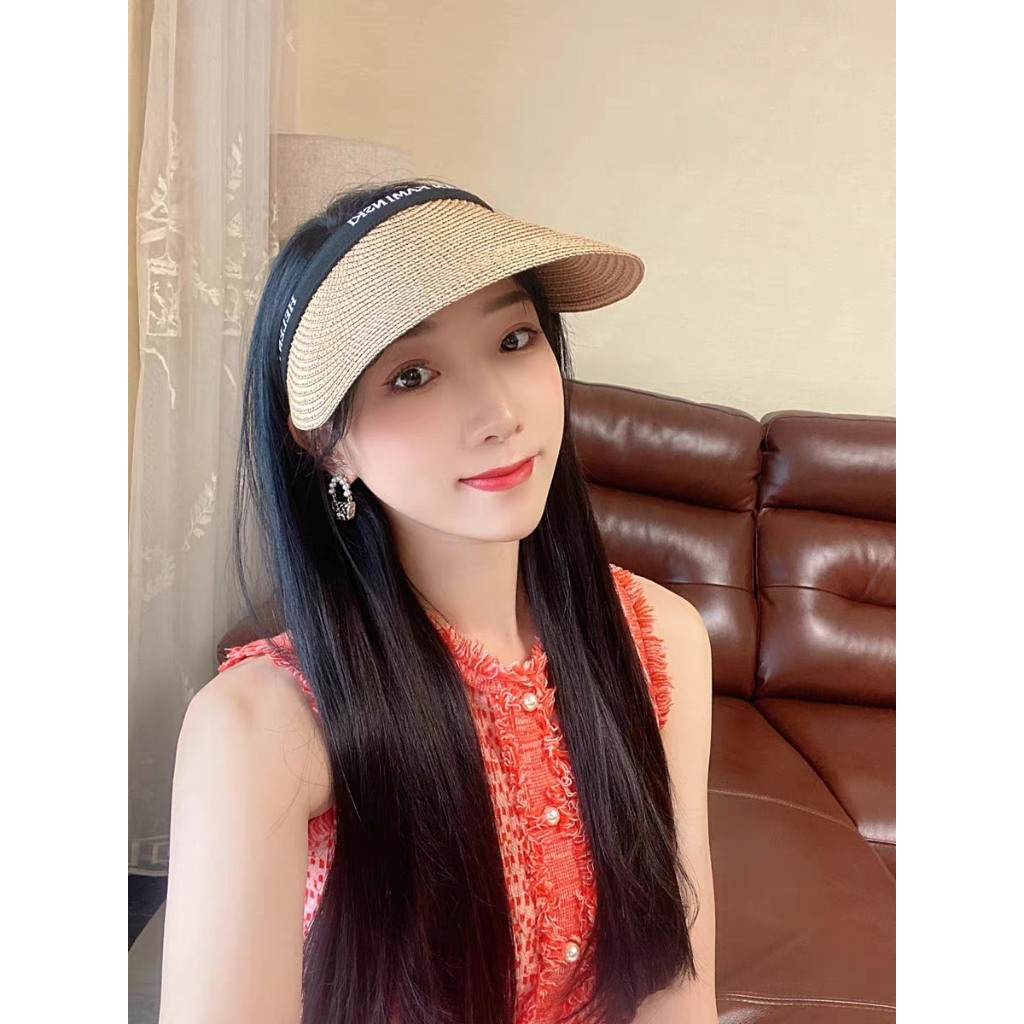 Mũ Cói Rộng Vành Chống Tia UV HEELN KIMA NSKL Chống Nắng