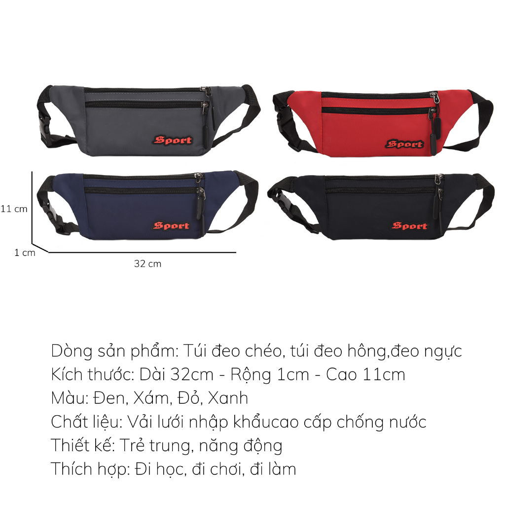 Túi Thể Thao Đeo Hông Chất Lượng Cao