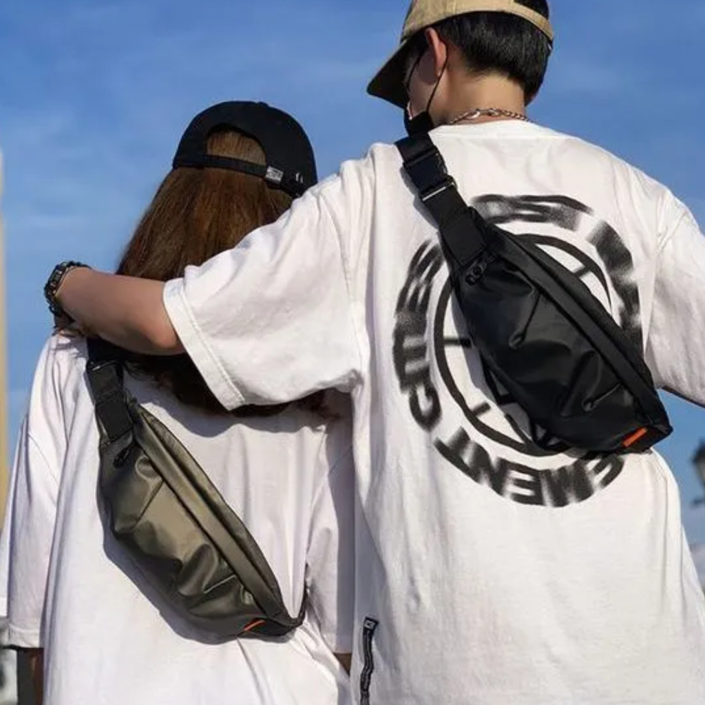 Túi Đeo Chéo Thời Trang 3 Ngăn Chống Nước Siêu Nhẹ