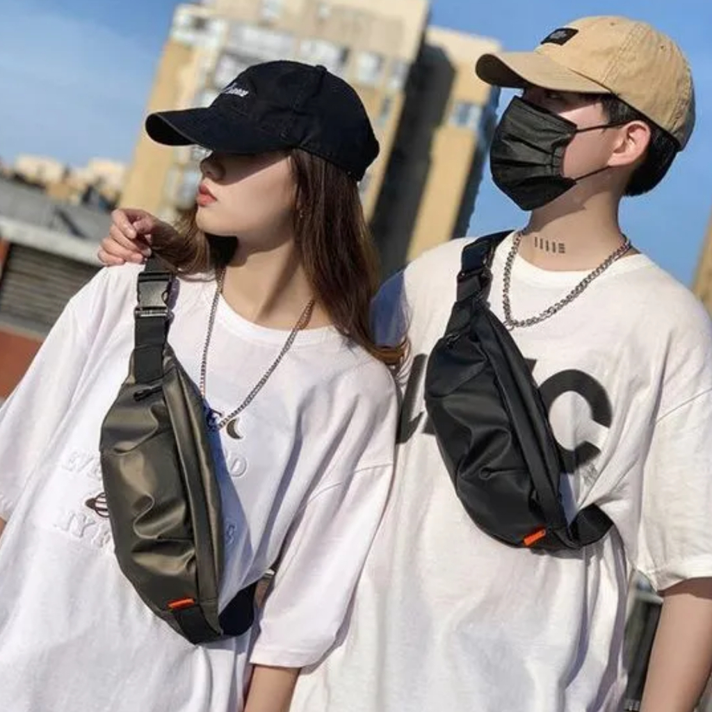 Túi Đeo Chéo Thời Trang 3 Ngăn Chống Nước Siêu Nhẹ