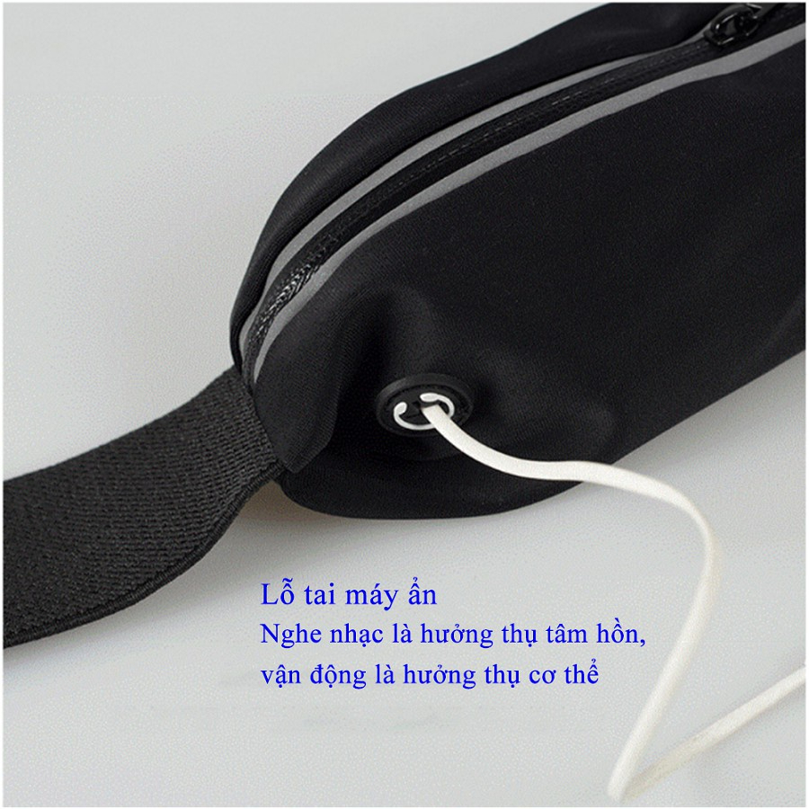 Đai đeo hông 2 ngăn tập thể dục và chạy bộ