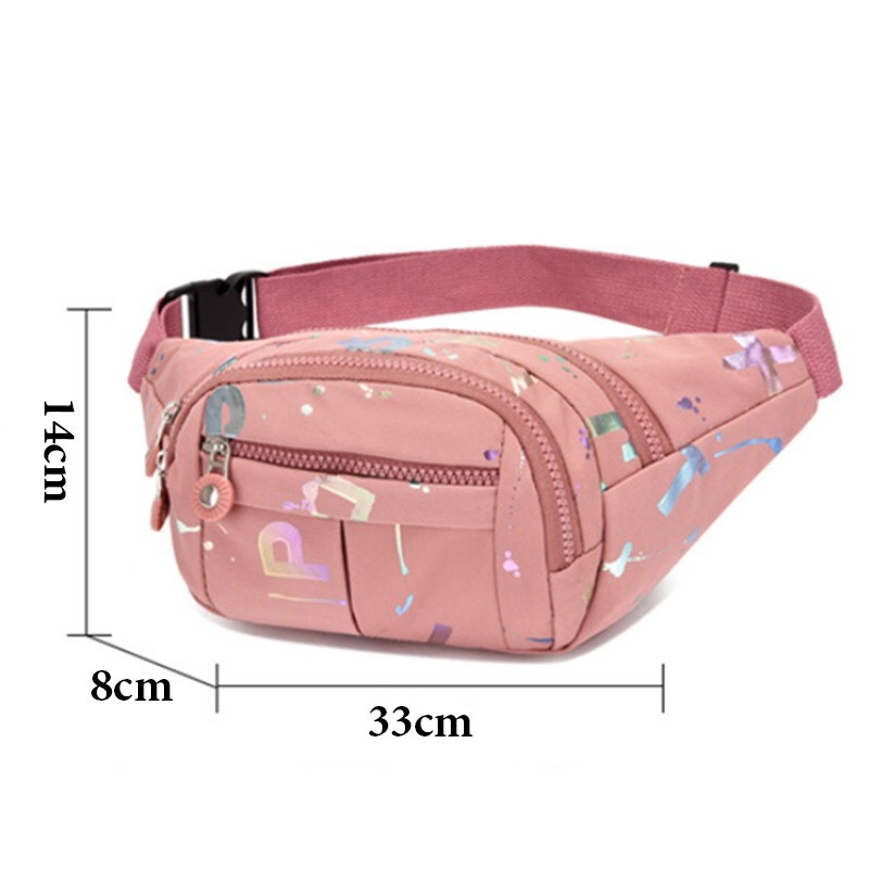 Túi bao tử unisex, túi đeo bụng, túi đeo chéo, túi đeo hông họa tiết