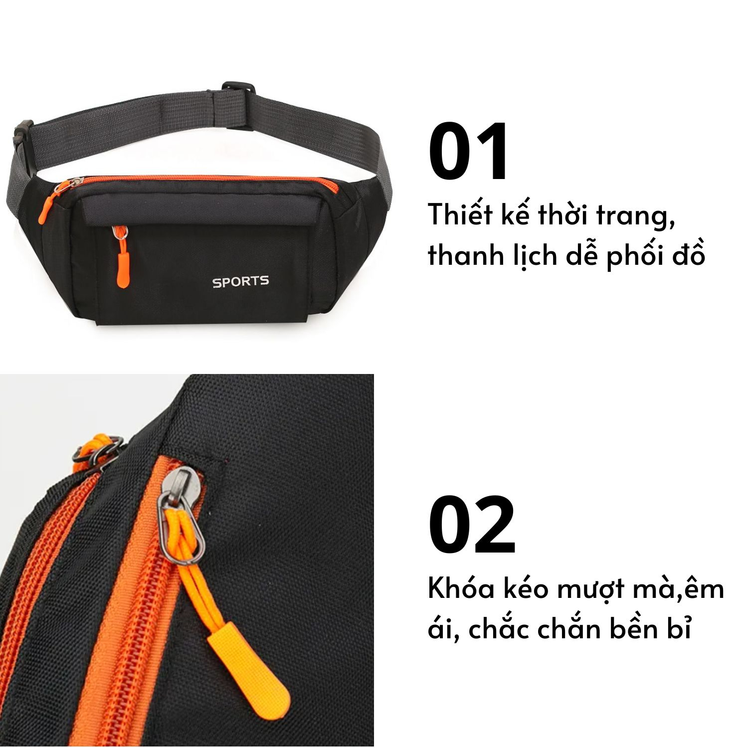 Túi Đeo Chéo Thể Thao Sportme Dành Cho Nam Nữ 2025