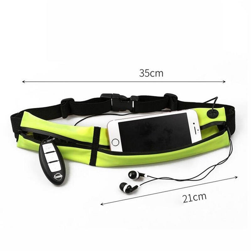 Đai đeo hông 2 ngăn tập thể dục và chạy bộ
