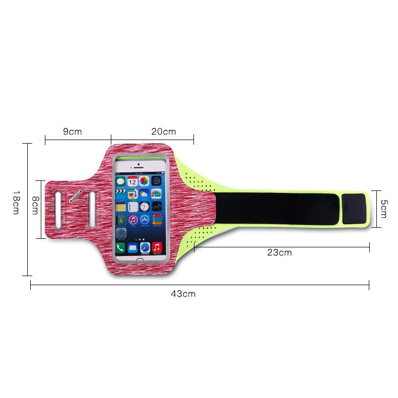 Bao Đeo Tay Điện Thoại Chạy Bộ Thể Dục Siêu Mỏng Nhẹ