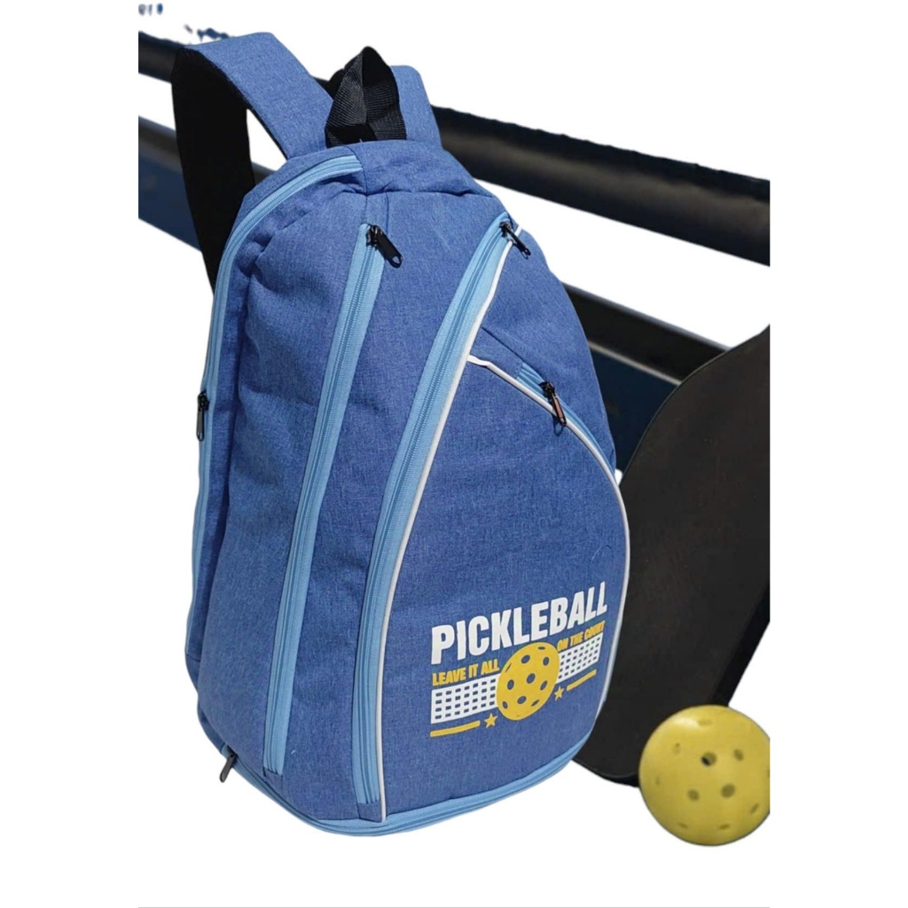 Balo đựng vợt Pickleball, Tennis,Cầu Lông chất liệu Vải gai dù