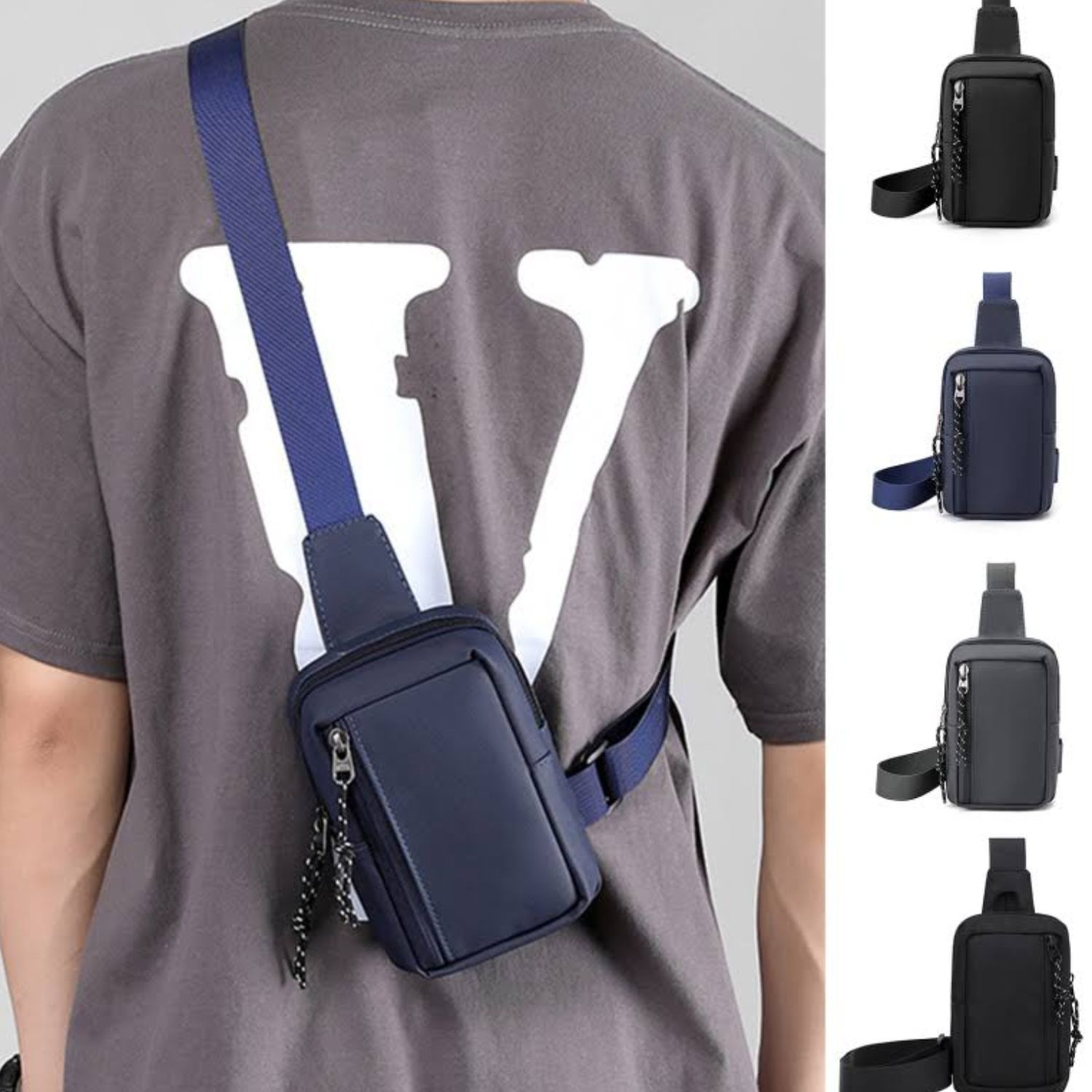 Túi Đeo Hông, Đeo Chéo Mini Nhỏ Gọn Ôm Sát Phong Cách Nhật Bản