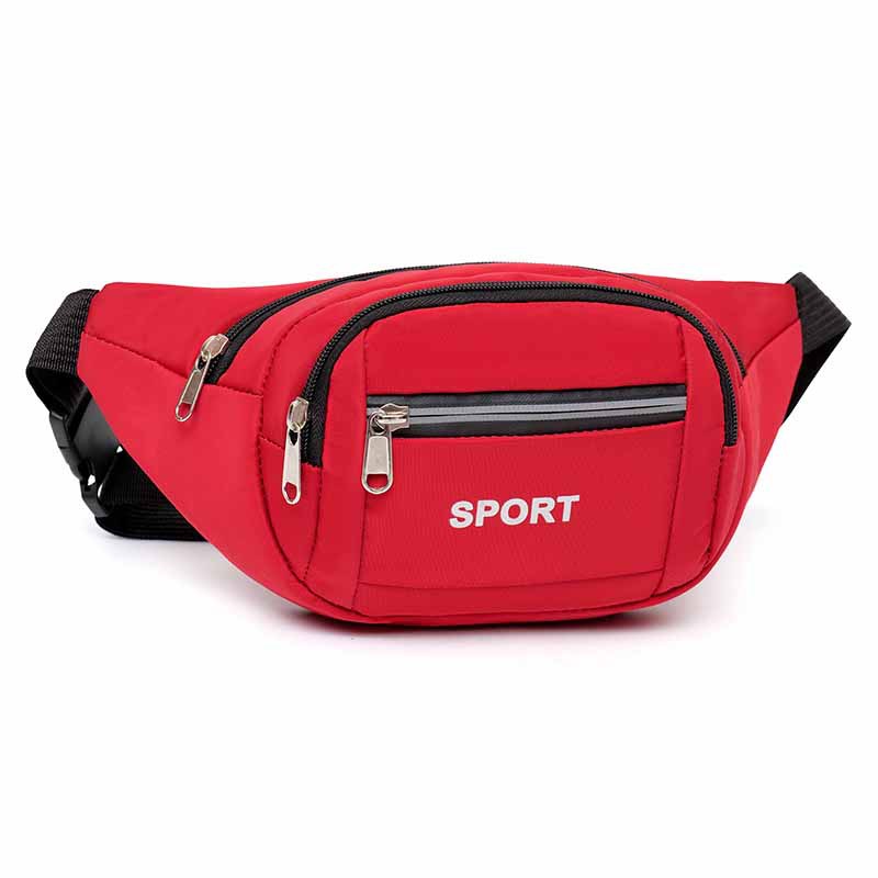 Túi đeo chéo sport đa năng có dải phản quang, túi đeo hông thời trang