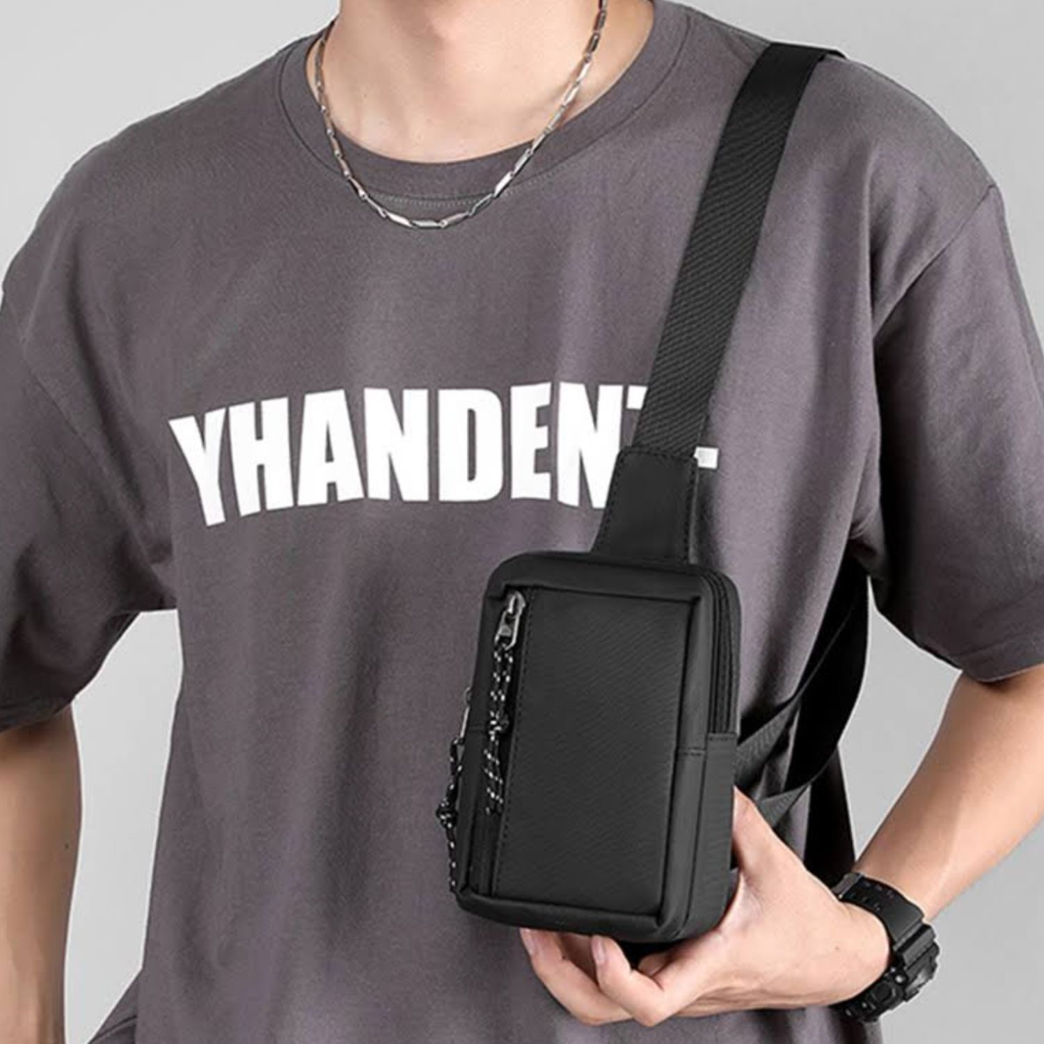 Túi Đeo Hông, Đeo Chéo Mini Nhỏ Gọn Ôm Sát Phong Cách Nhật Bản