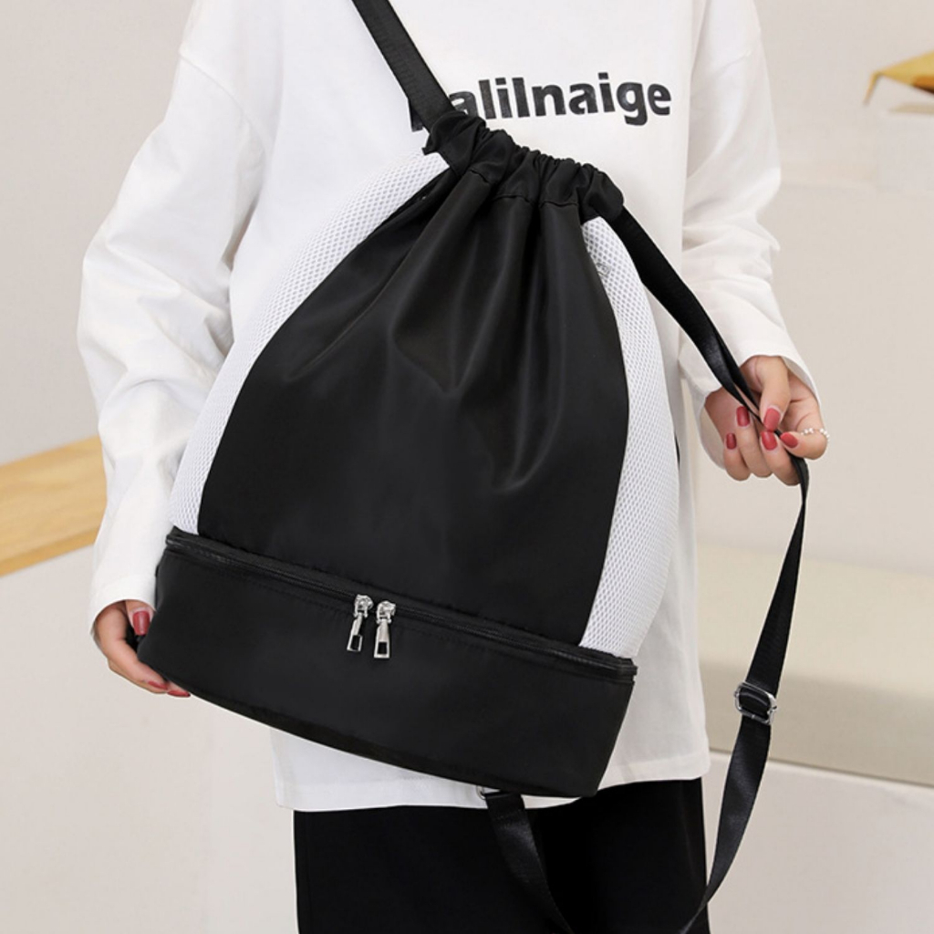 Balo dây rút thể thao đa năng chống thấm nước, sức chứa lớn