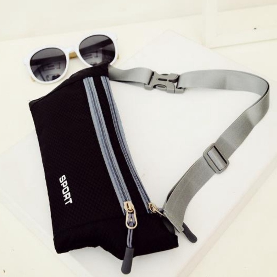 Túi vải đeo chéo , đeo hông nam nữ chống nước có 3 ngăn