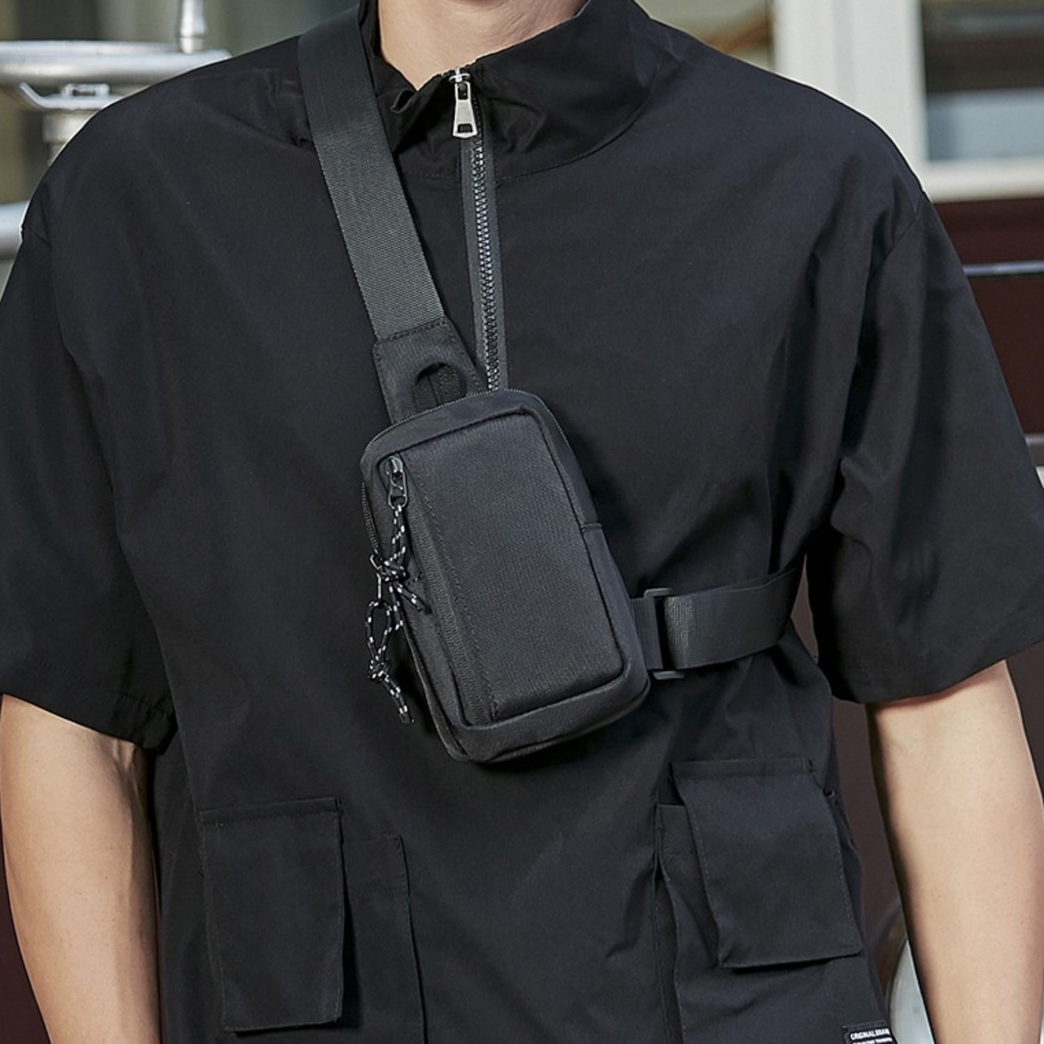 Túi Đeo Hông, Đeo Chéo Mini Nhỏ Gọn Ôm Sát Phong Cách Nhật Bản