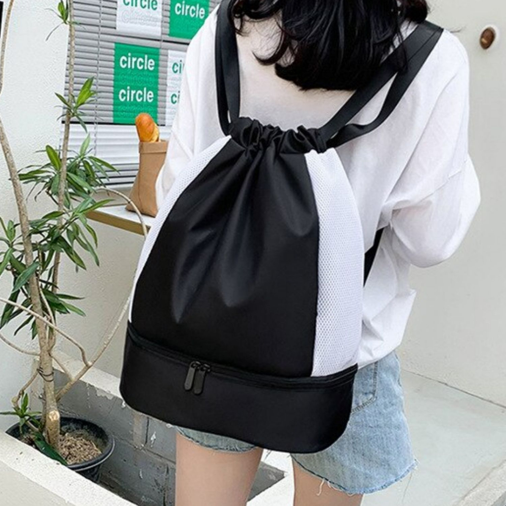 Balo dây rút thể thao đa năng chống thấm nước, sức chứa lớn