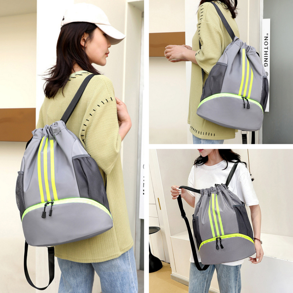 Ba Lô Dây Rút Cỡ Lớn Cho Nam Nữ Đựng Bóng Thể Thao