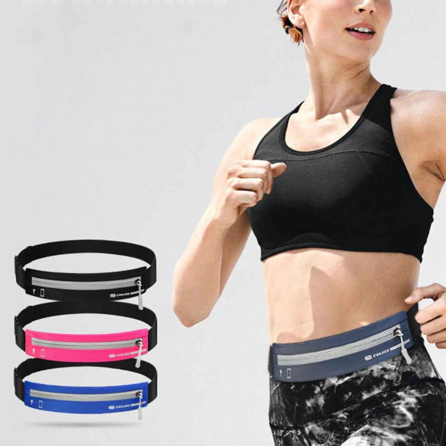 Túi đeo bụng chạy bộ, đai đeo điện thoại chạy bộ nam nữ chính hãng