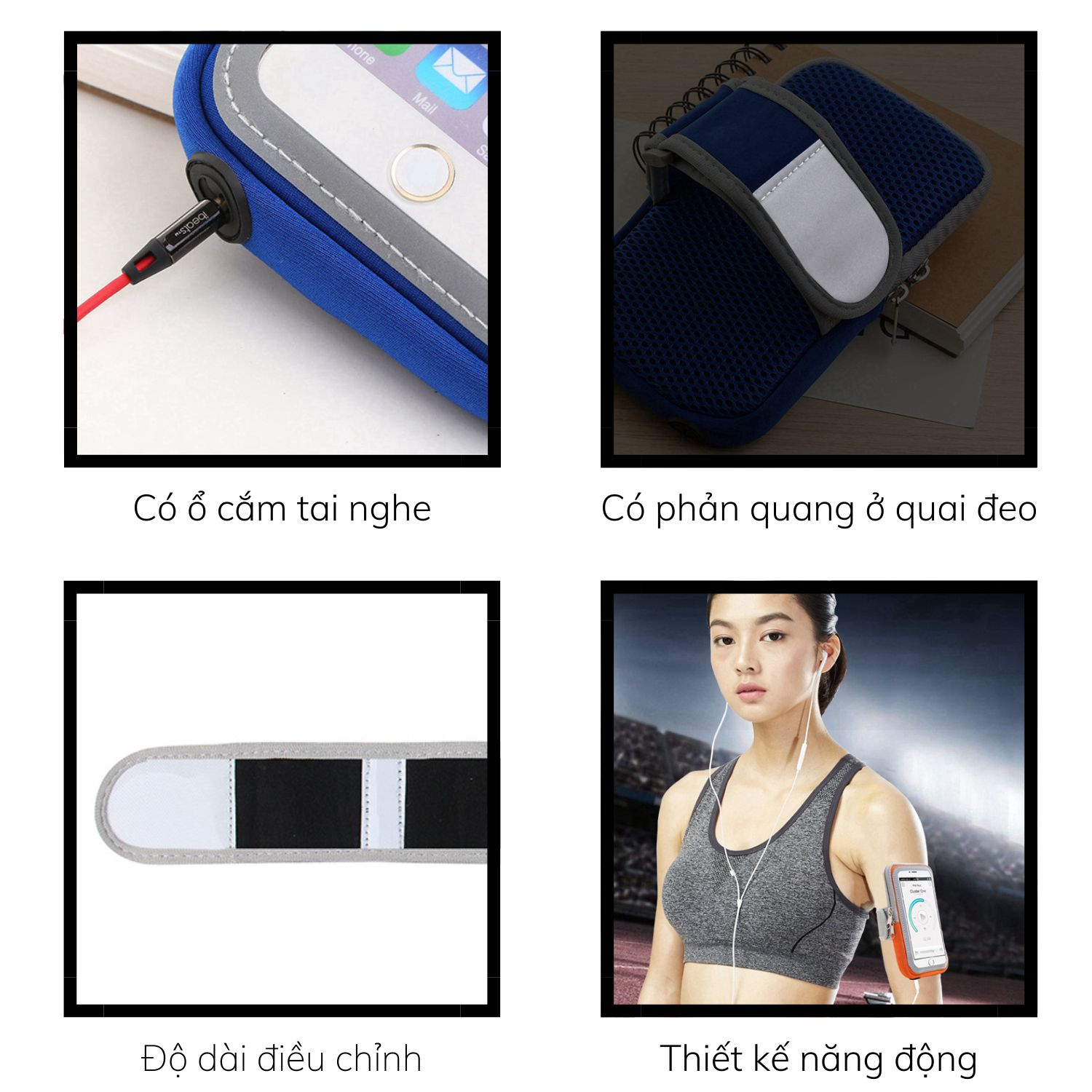 Túi Đeo Chạy Bộ Đựng Điện Thoại 6-7 Inch