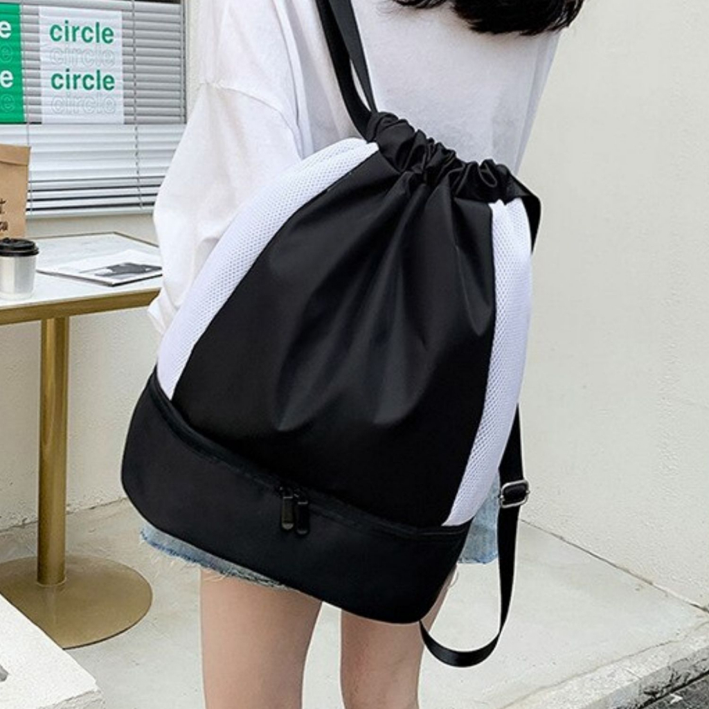 Balo dây rút thể thao đa năng chống thấm nước, sức chứa lớn