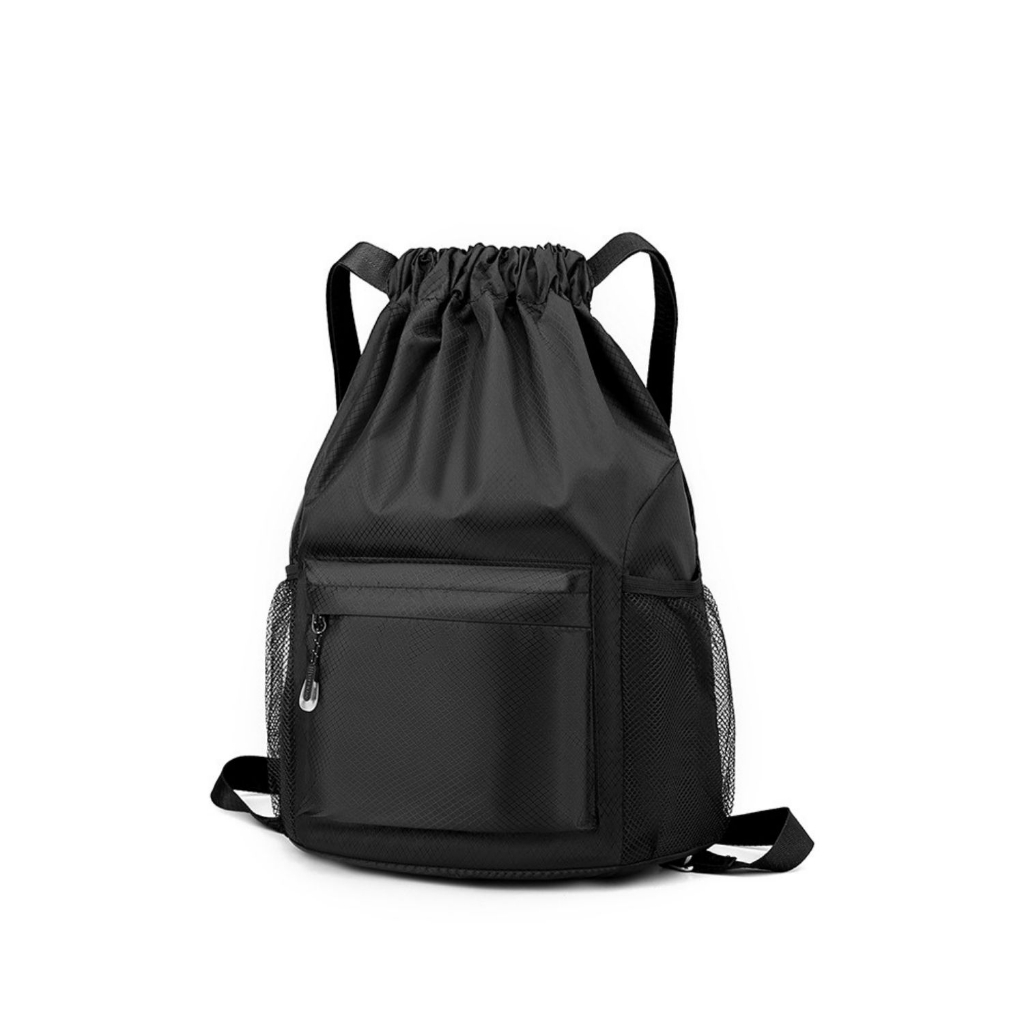 Balo dây rút thể thao chống nước, có ngăn đựng bóng, sức chứa lớn