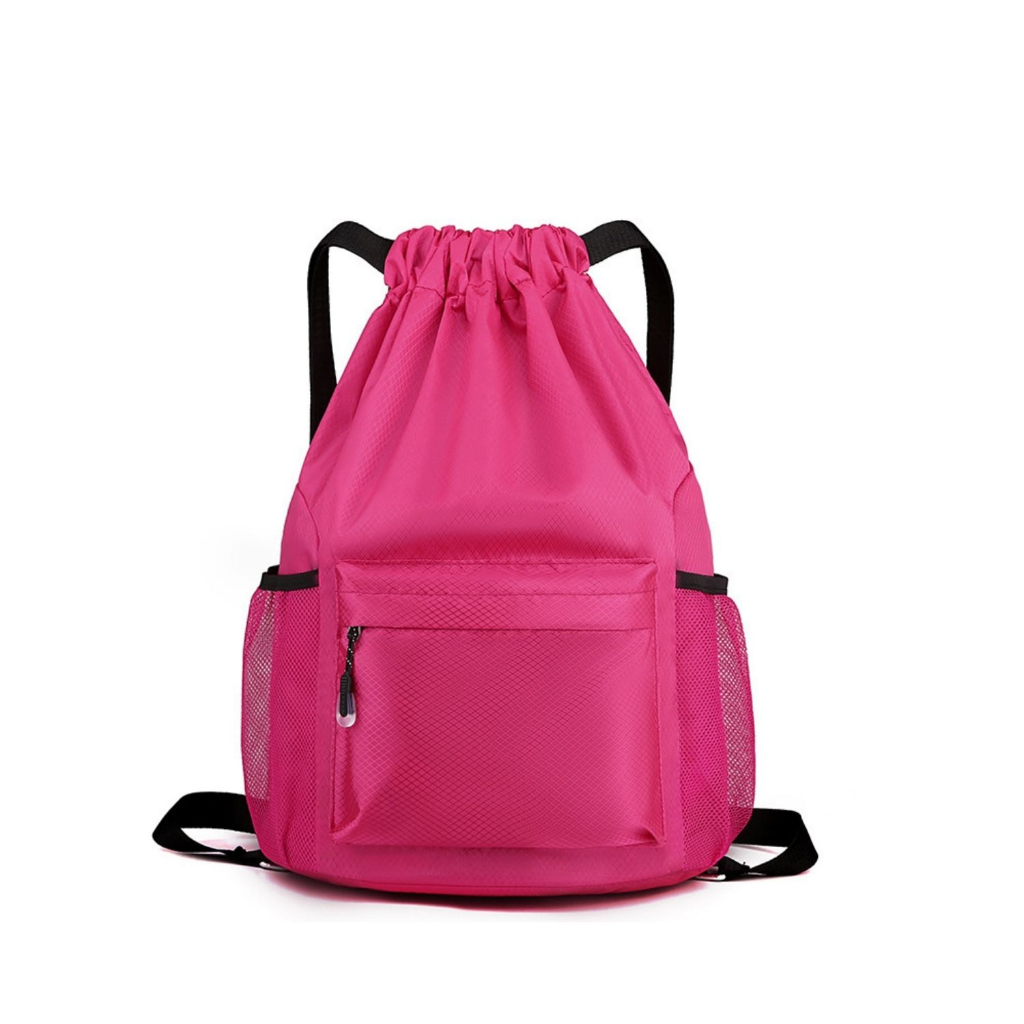 Balo dây rút thể thao chống nước, có ngăn đựng bóng, sức chứa lớn