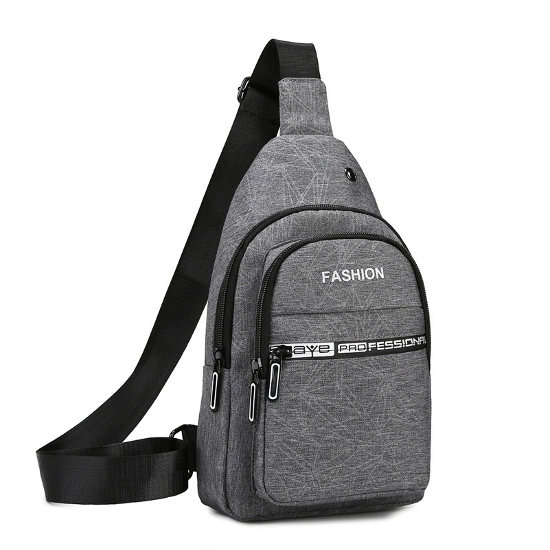 Túi đeo chéo, đeo ngực, đeo vai nam nữ FASHION vải oxford chống nước