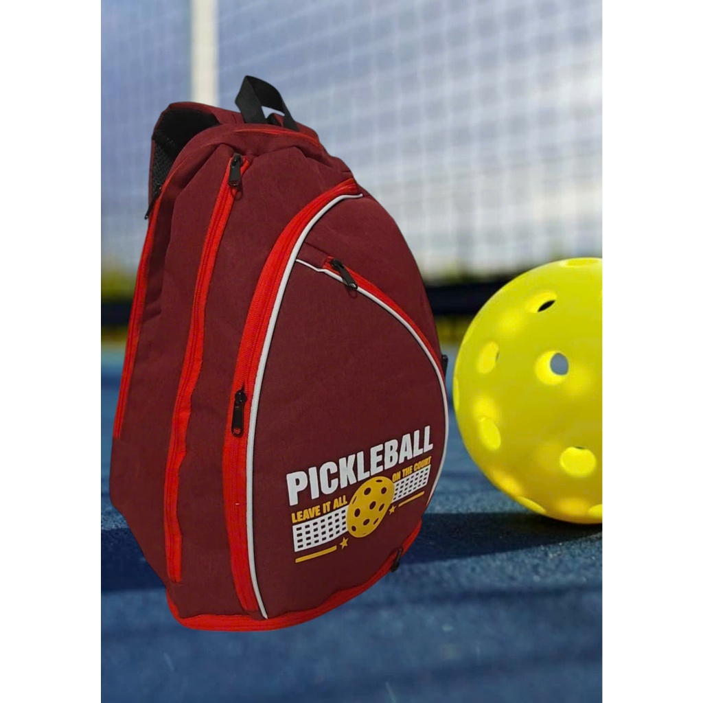 Balo đựng vợt Pickleball, Tennis,Cầu Lông chất liệu Vải gai dù