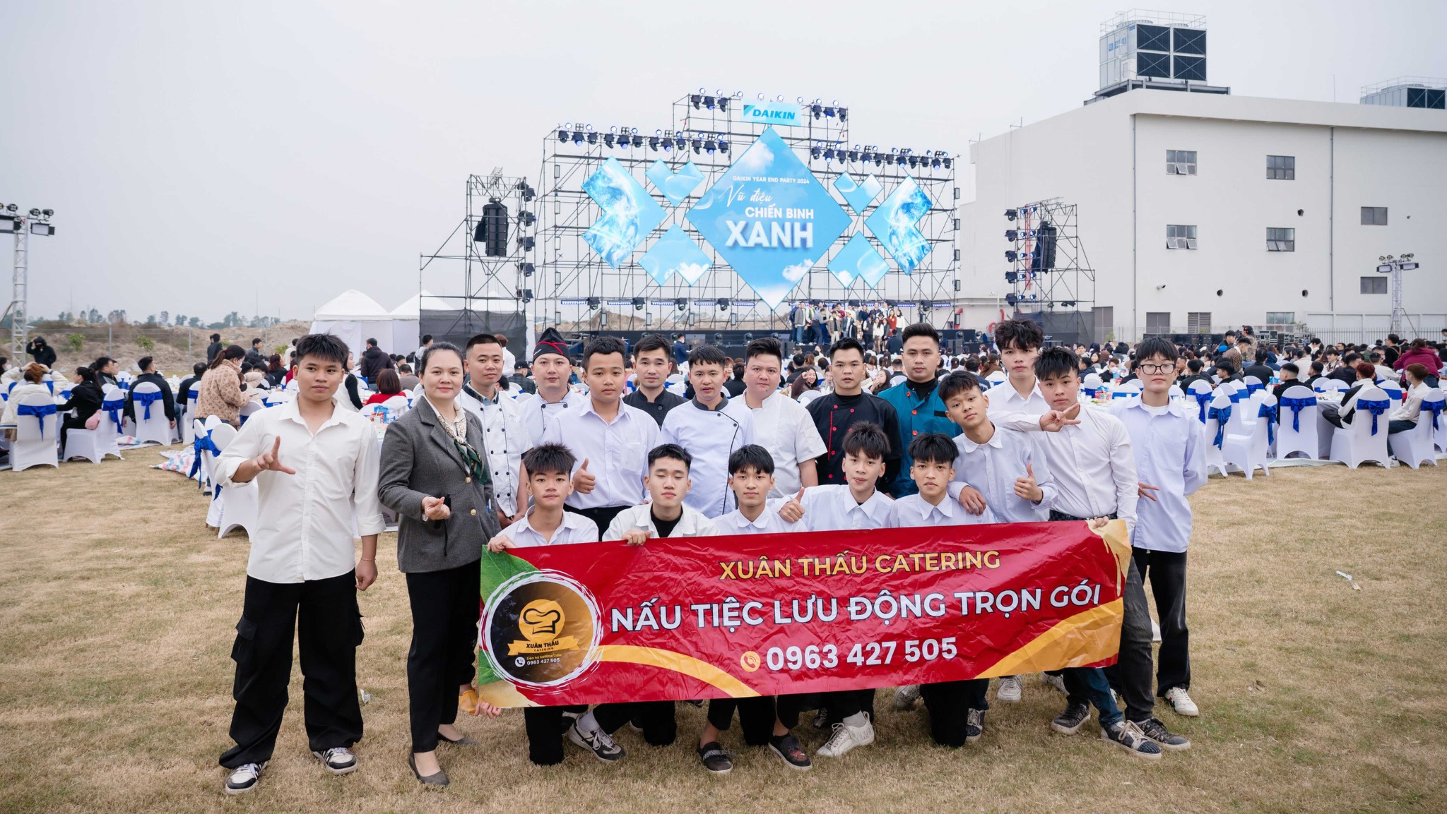 Dịch Vụ Nấu Tiệc Lưu Động Xuân Thấu Catering Hân Hạnh Đồng Hành Cùng Tiệc Tất Niên Công Ty Daikin Việt Nam 2024