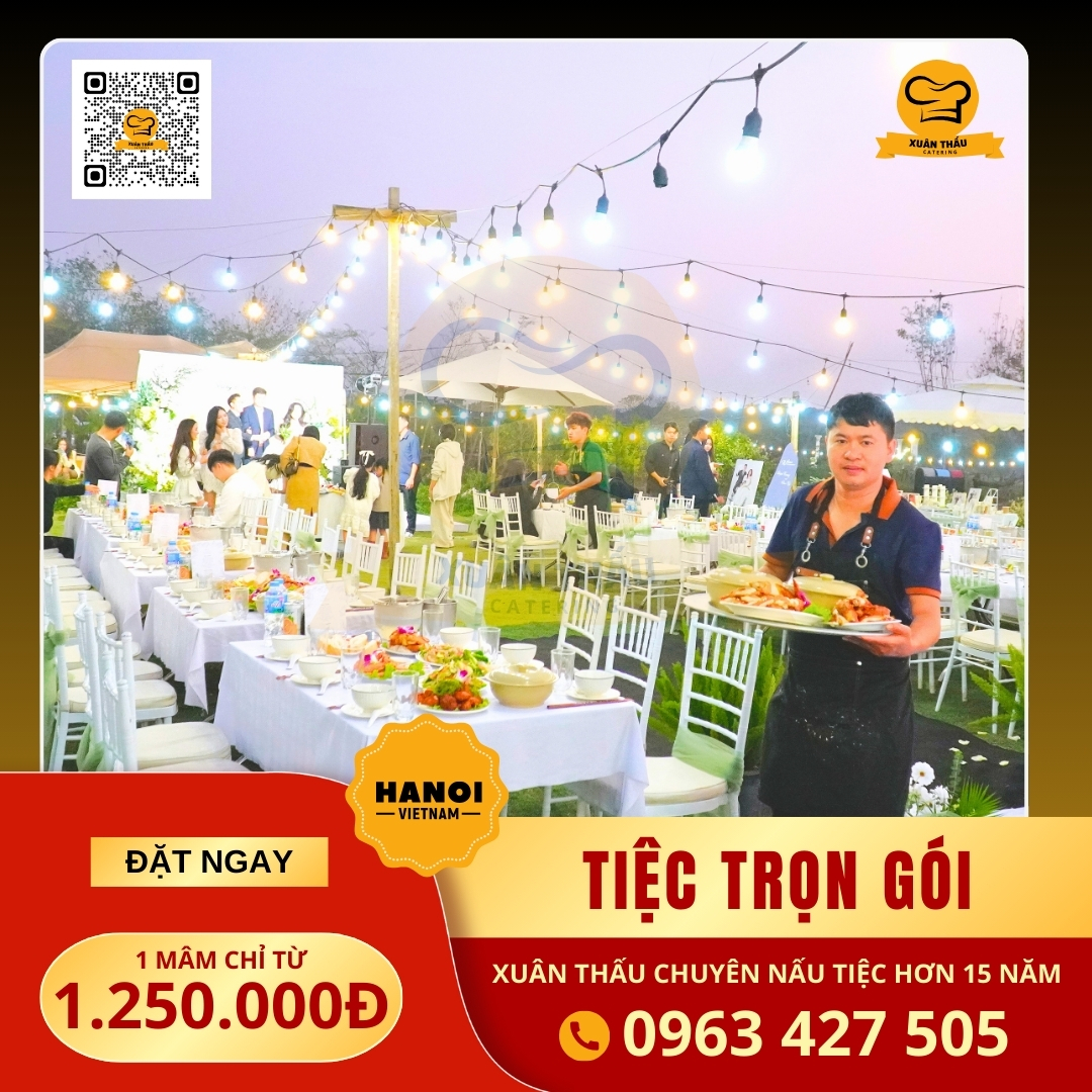Menu Cưới Hạnh Phúc - Xuân Thấu Catering