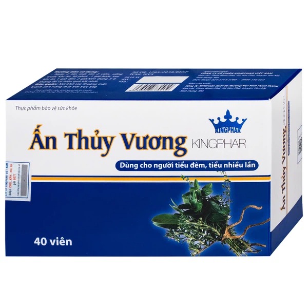 Viên uống Ấn Thủy Vương Kingphar bổ thận giảm tiêu đêm ngày nhiều lần