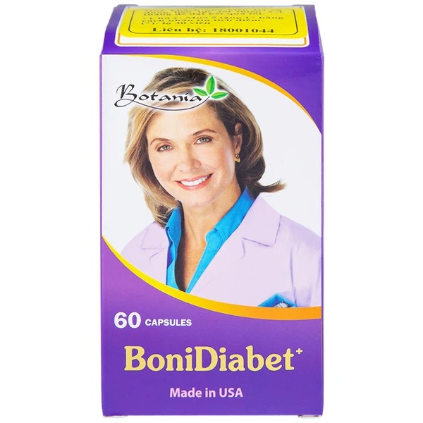 Viên uống BoniDiabet Botania hỗ trợ điều trị bệnh tiểu đường