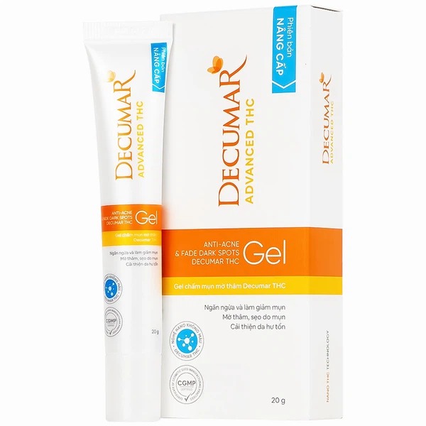 Gel bôi Decumar Advance THC giảm mụn ngừa thâm