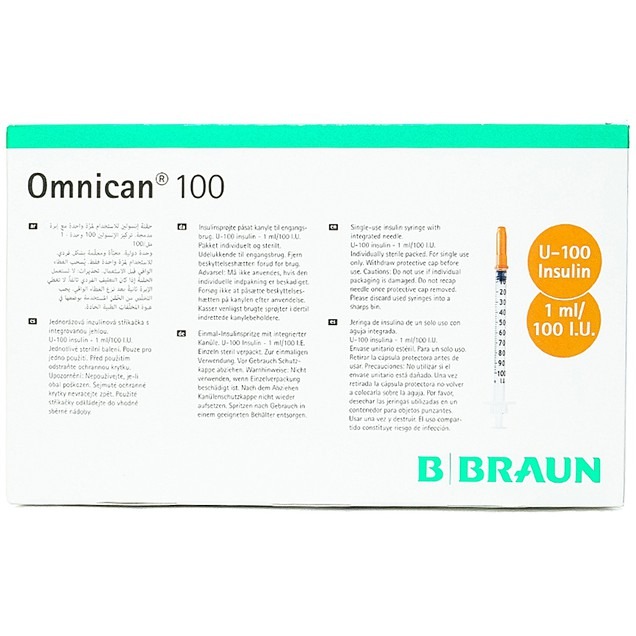 Kim tiêm tiểu đường B.Braun Omnican dùng cho người tiểu đường