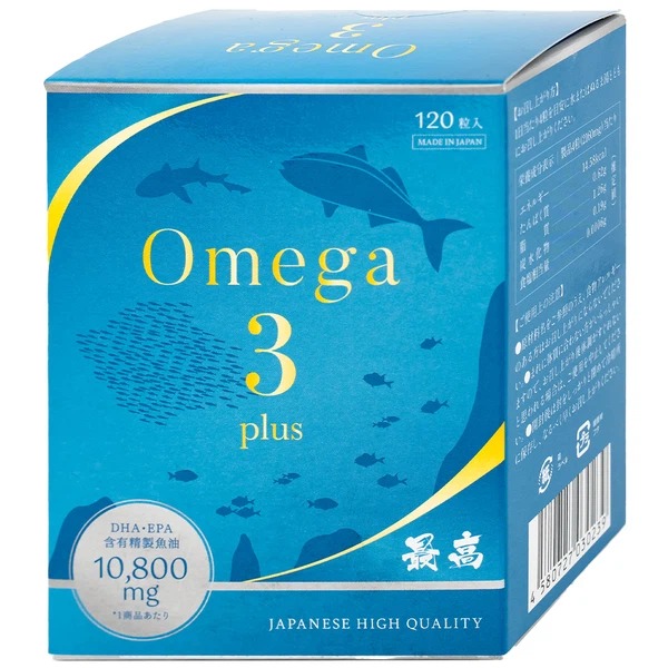 Thực phẩm bảo vệ sức khỏe OMEGA 3 PLUS Kenko hỗ trợ não bộ, thị lực và sức khoẻ tim mạch