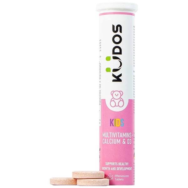 Viên sủi Kudos Kids hương dưa hấu giúp bổ sung calci và vitamin cho cơ thể