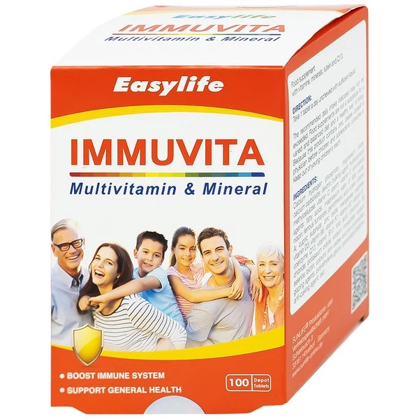 Viên uống Immuvita Easylife bổ sung vitamin và khoáng chất cho cơ thể