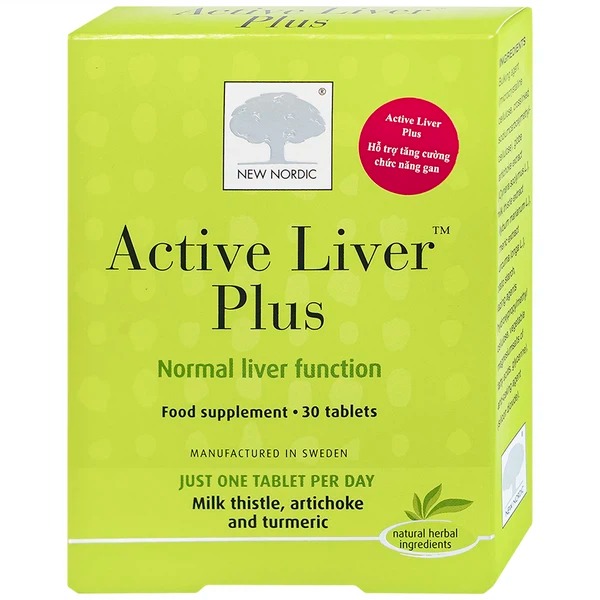 Viên uống Active Liver Plus New Nordic hỗ trợ tăng cường chức năng gan