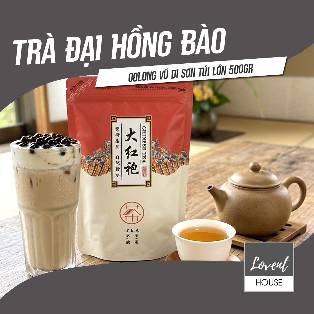 Đại Hồng Bào Trà Oolong Nguyên Liệu Pha Chế túi 250gr