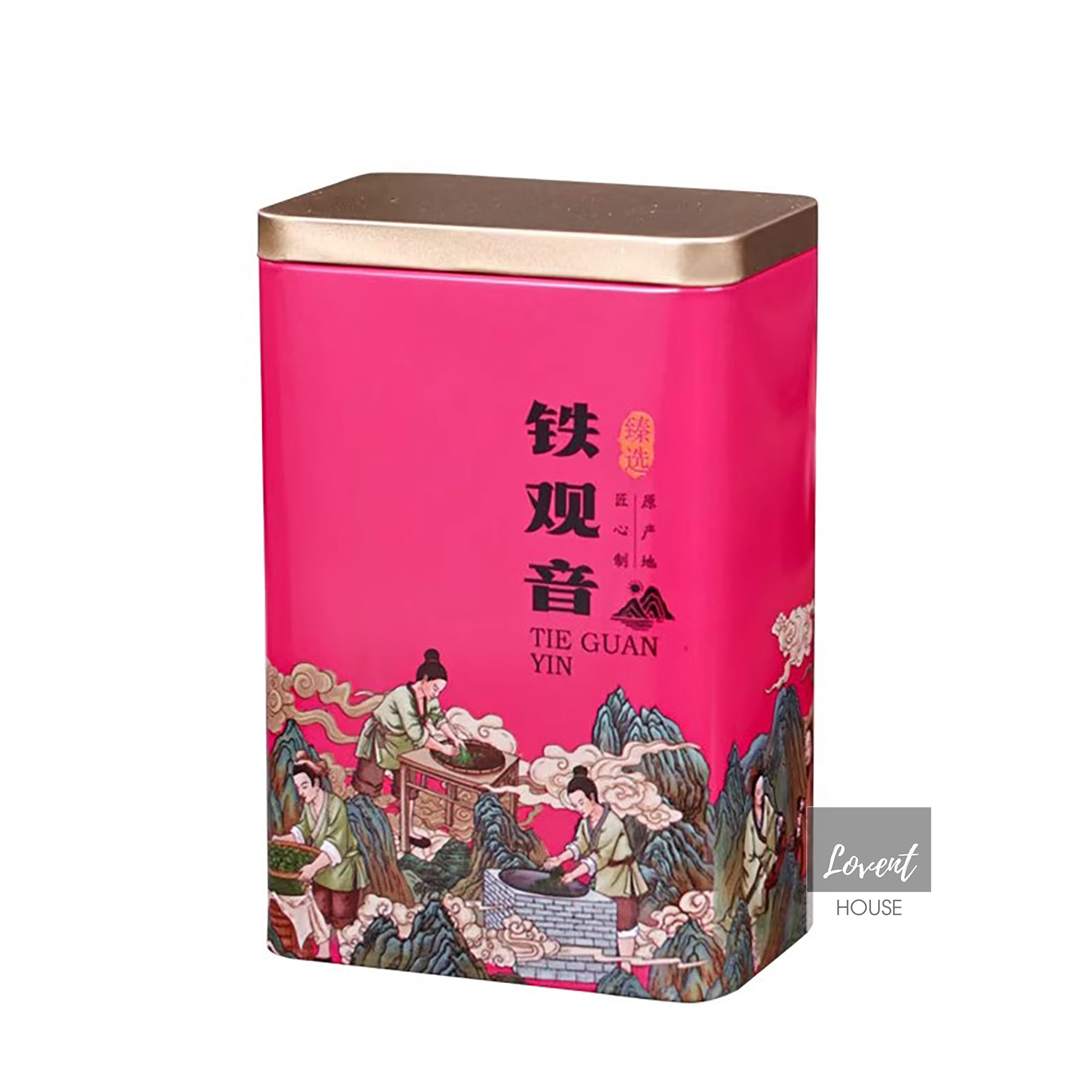 Trà Oolong Thiết Quan Âm Cổ Họa Thanh Sắc hộp thiếc 100g