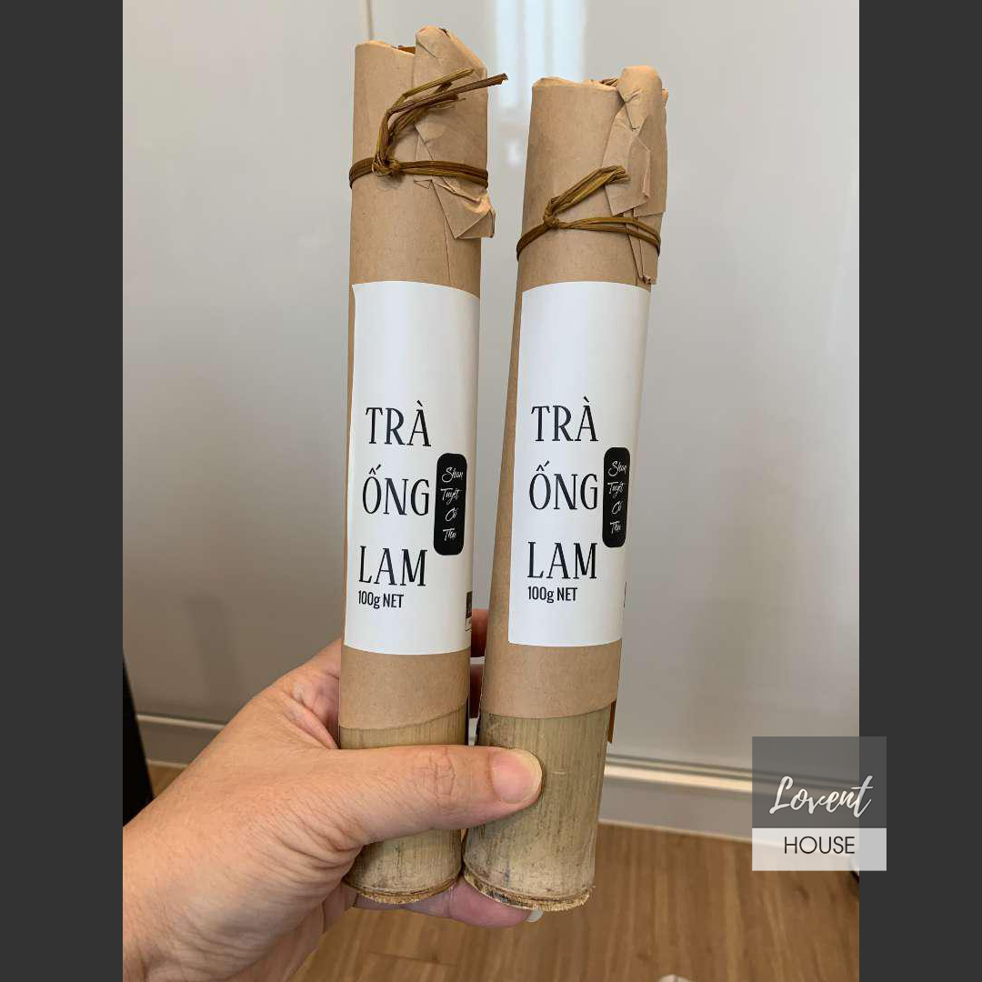 Trà Ống Lam Shan Tuyết 1 Búp 2 lá Cổ Thụ Hà Giang Việt Nam