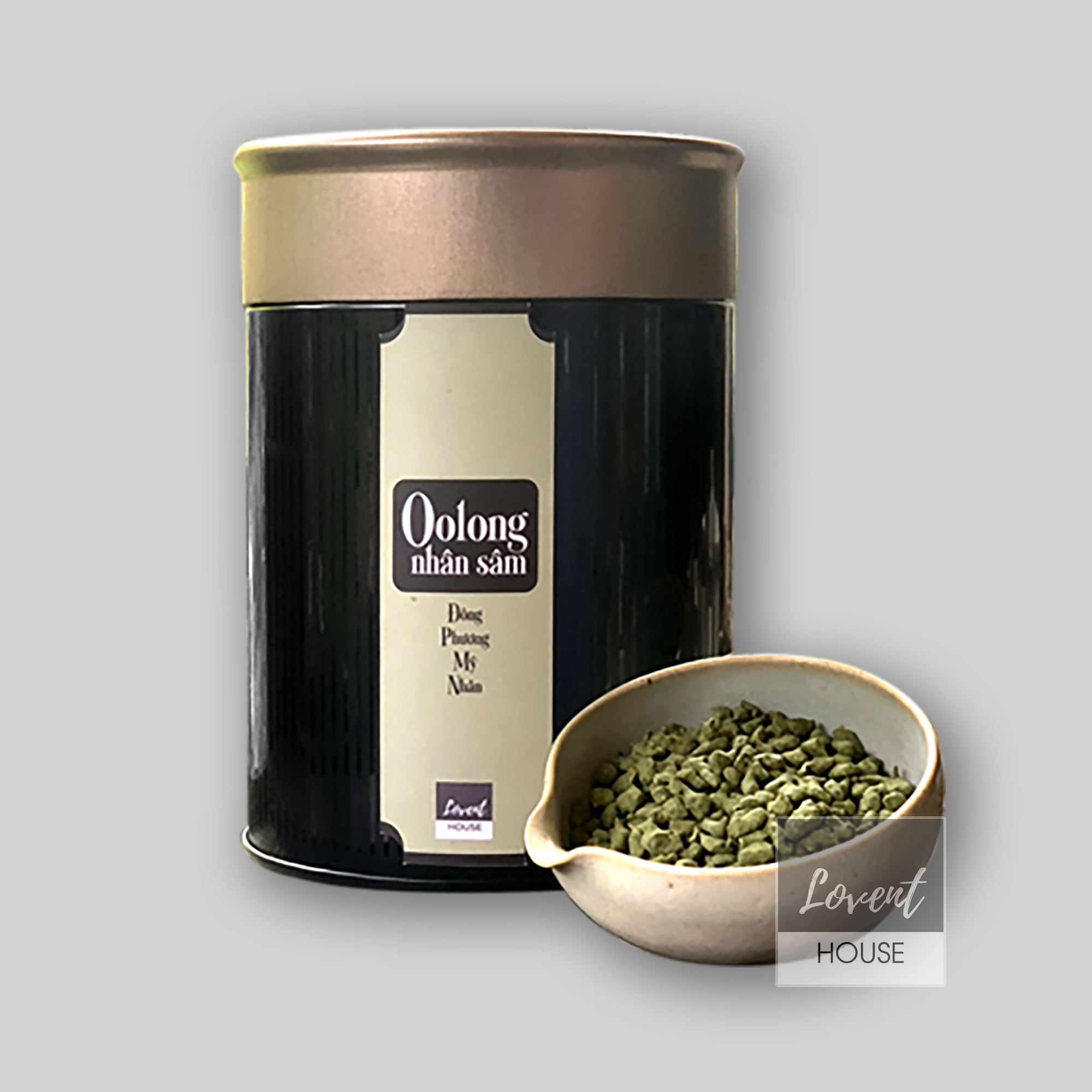 Oolong Đông Phương Mỹ Nhân Đài Loan Lục Sắc - Lan Quý Nhân - 100g Hộp Thiết cao cấp