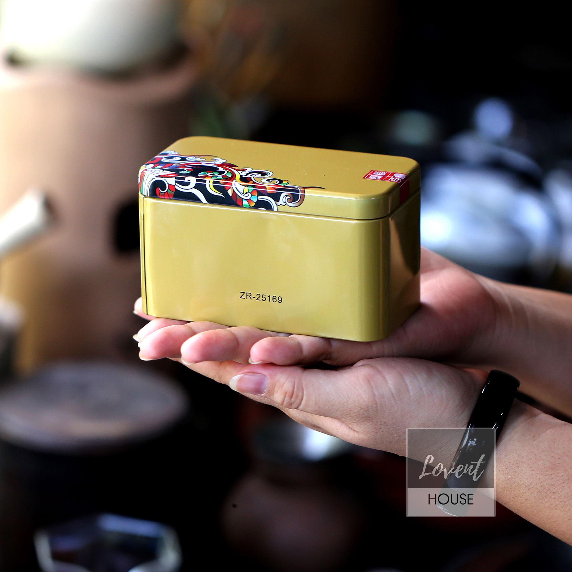 Trà Phổ Nhĩ Chín Tiểu Kim Chuyên 20 năm - Hộp Thiếc 250g - Trà lâu năm, vị dịu sâu