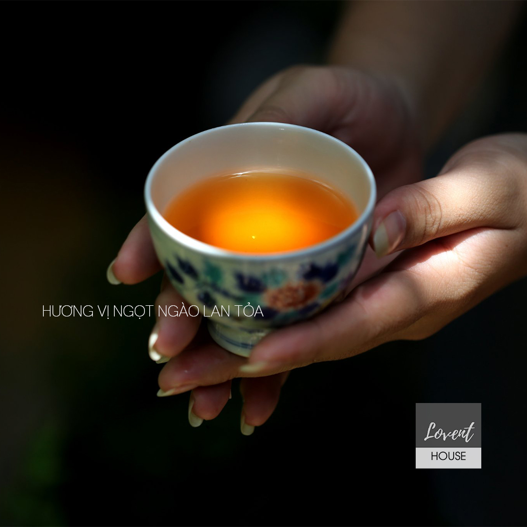 Hồng Trà Đại Long Châu Kim Nha Điền Hồng - Trà Viên Thượng Hạng Vân Nam 6g