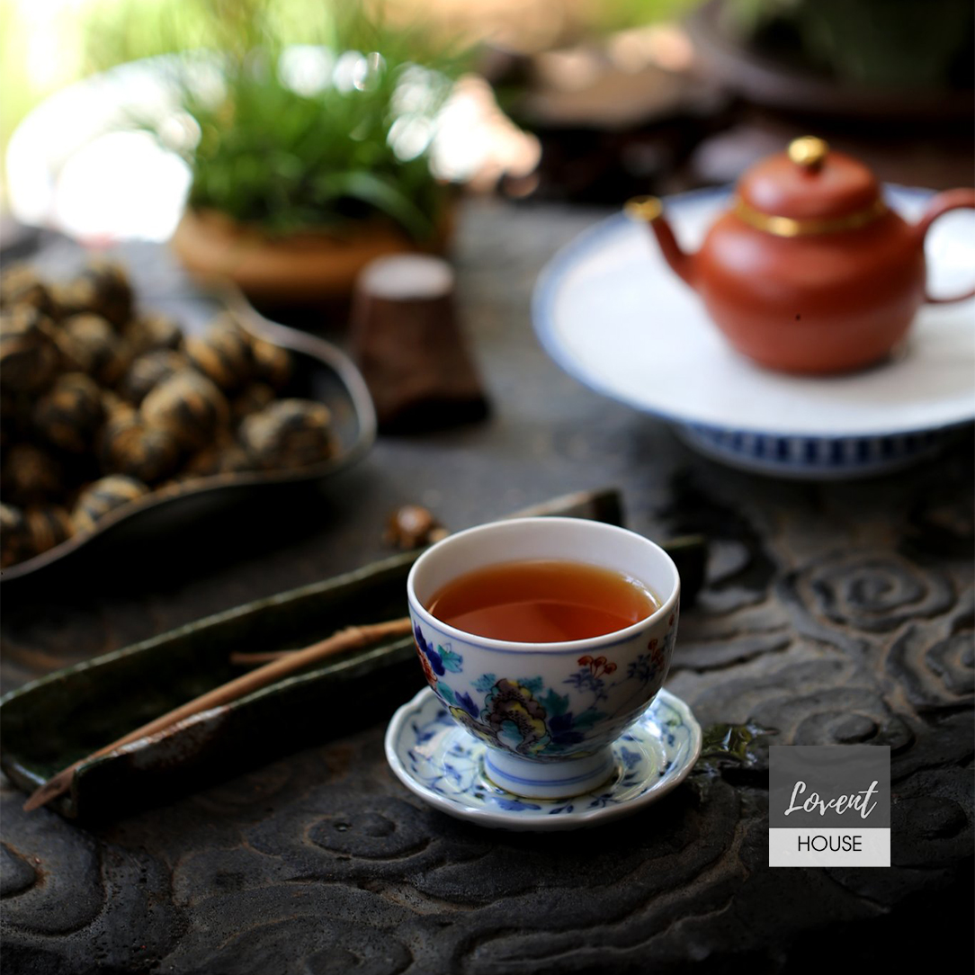 Hồng Trà Đại Long Châu Kim Nha Điền Hồng - Trà Viên Thượng Hạng Vân Nam 6g